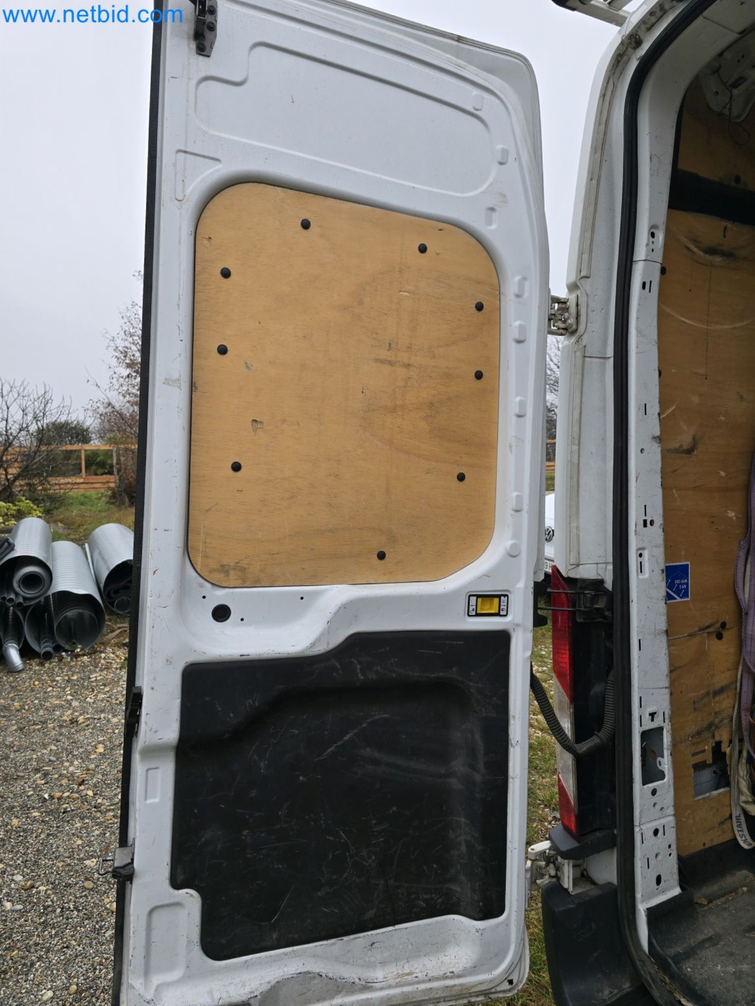 Vehicles and material stocks of a plant construction company-16