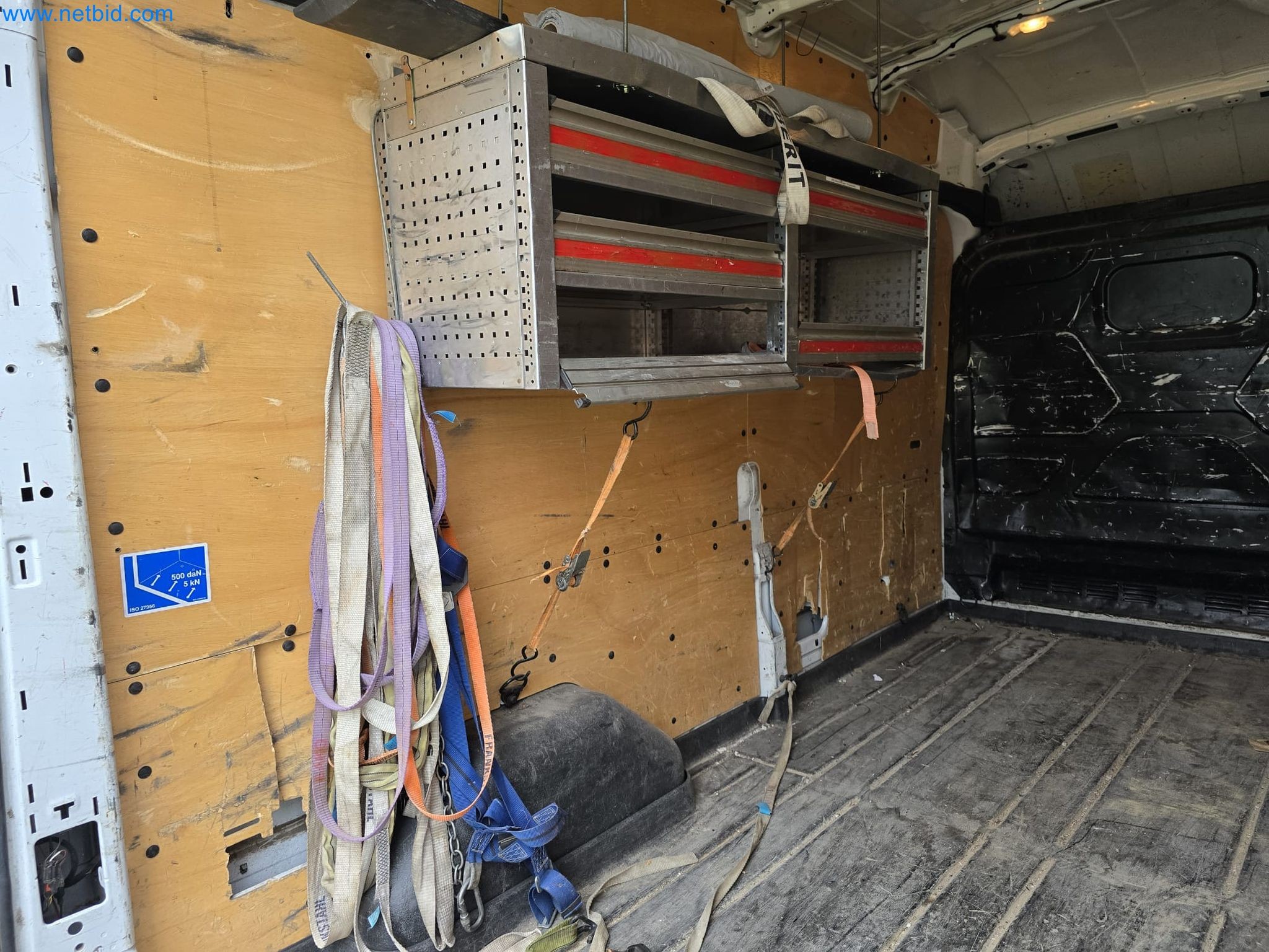 Vehicles and material stocks of a plant construction company-17