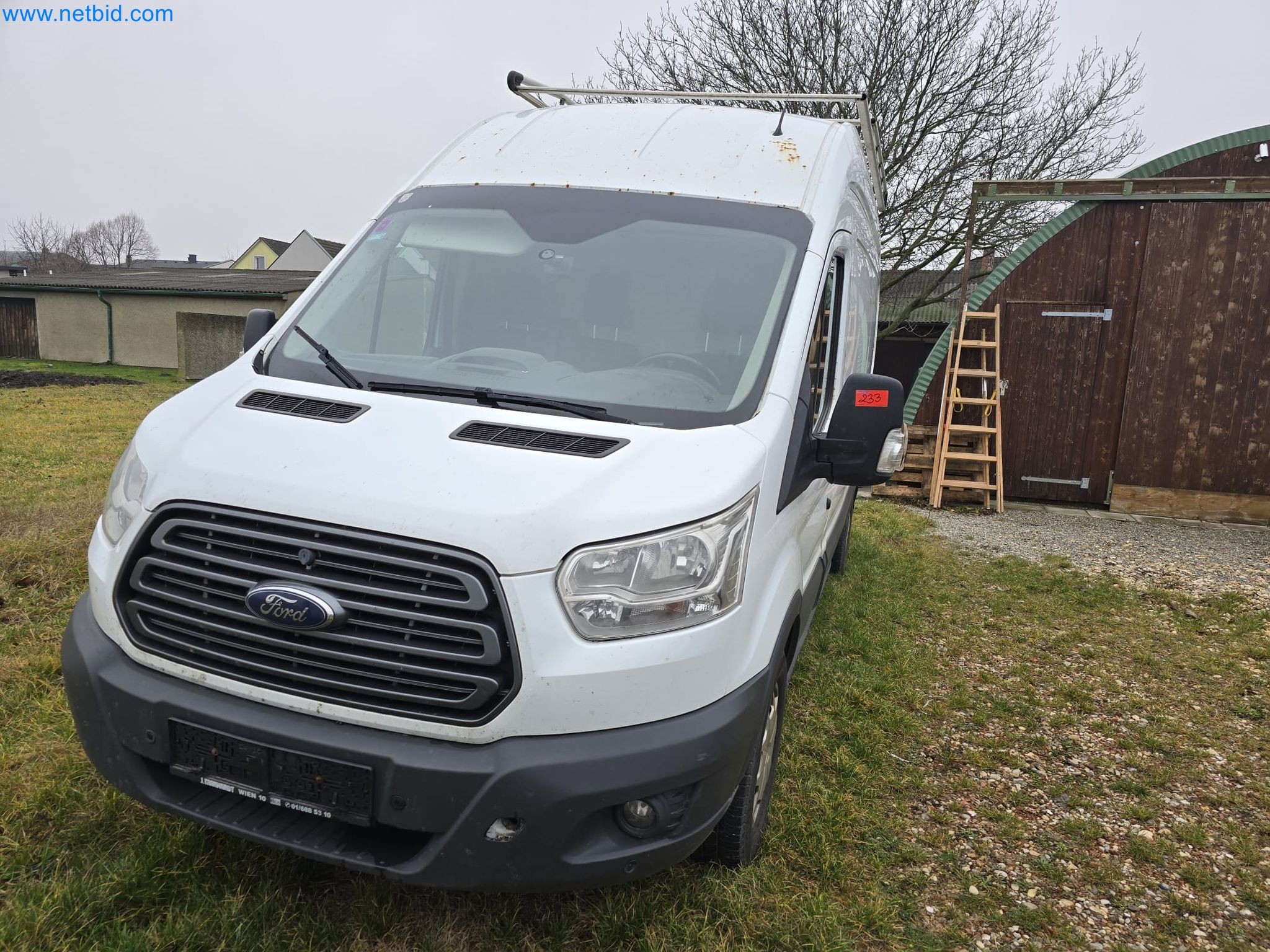 Vehicles and material stocks of a plant construction company-1