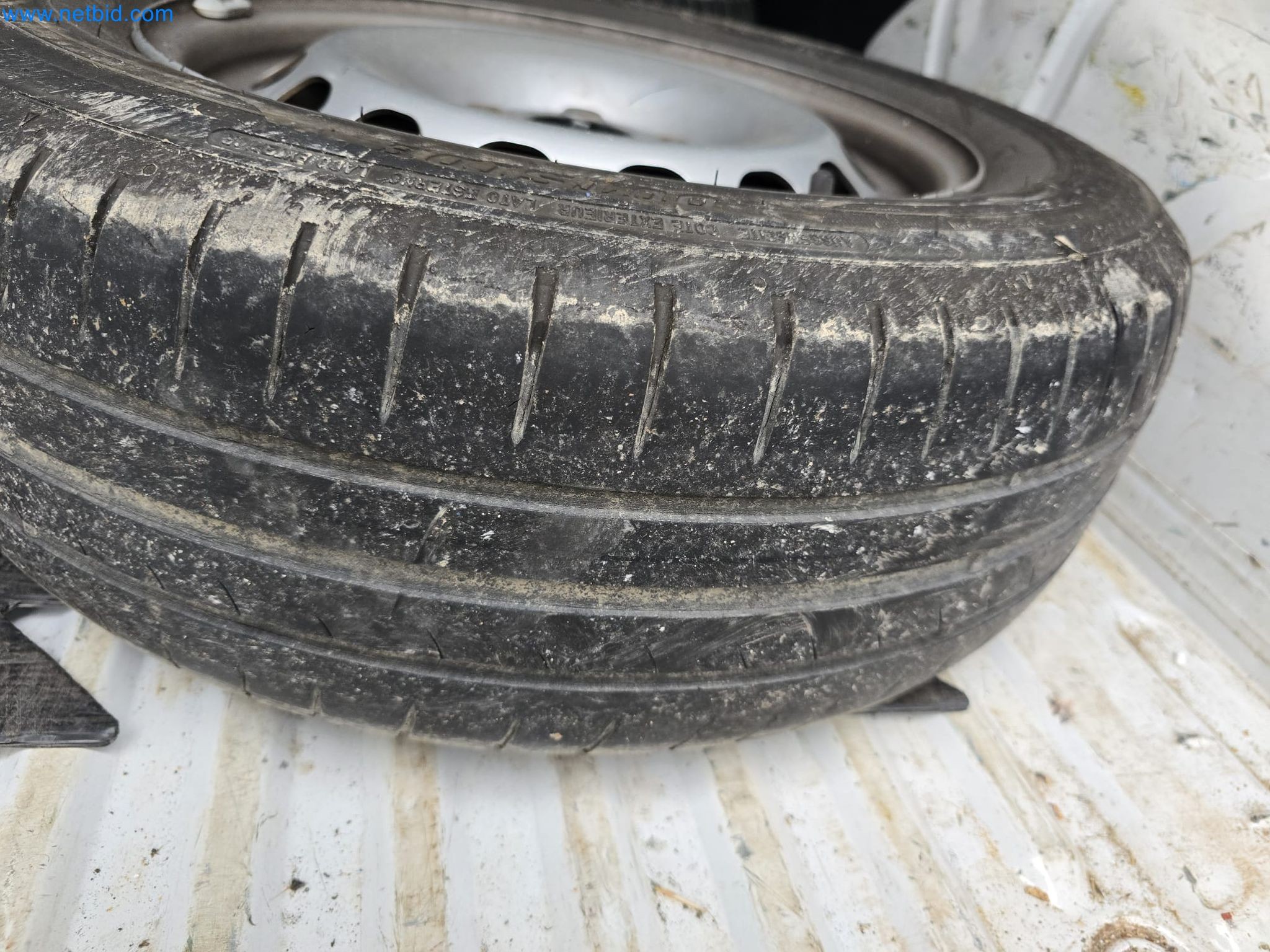 Vehicles and material stocks of a plant construction company-16