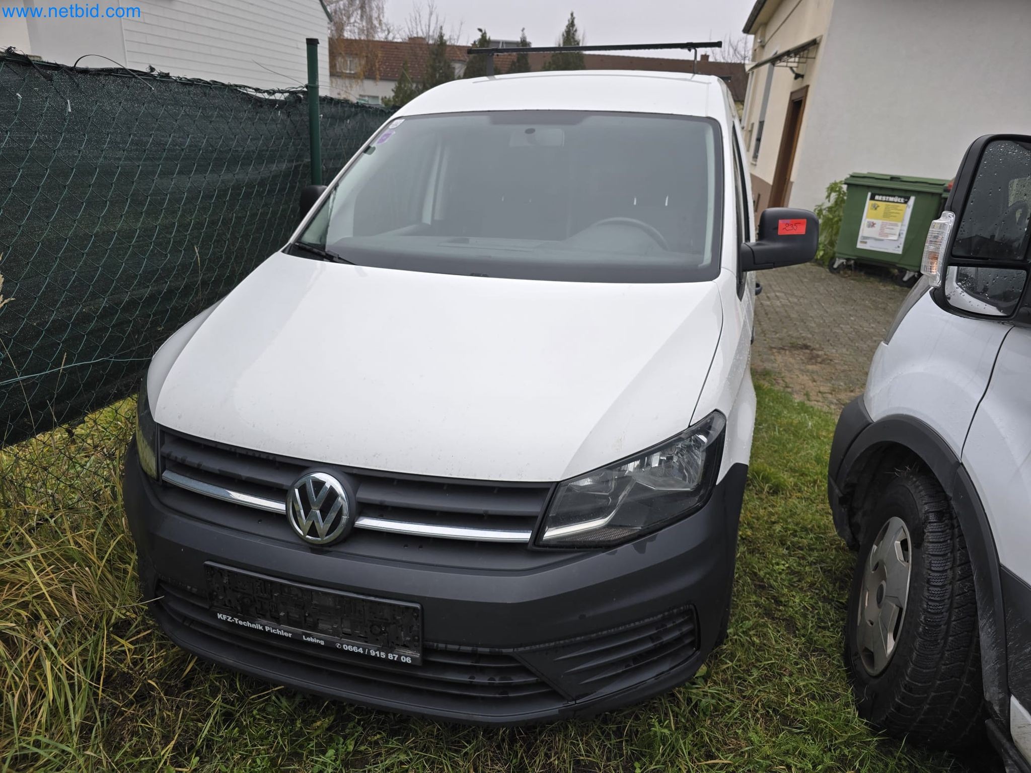 Vehicles and material stocks of a plant construction company-1