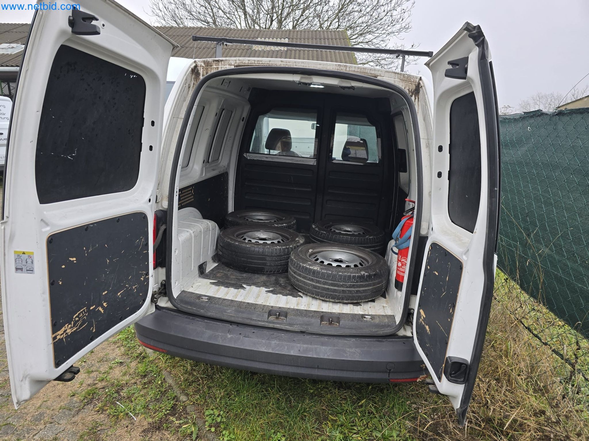 Vehicles and material stocks of a plant construction company-7