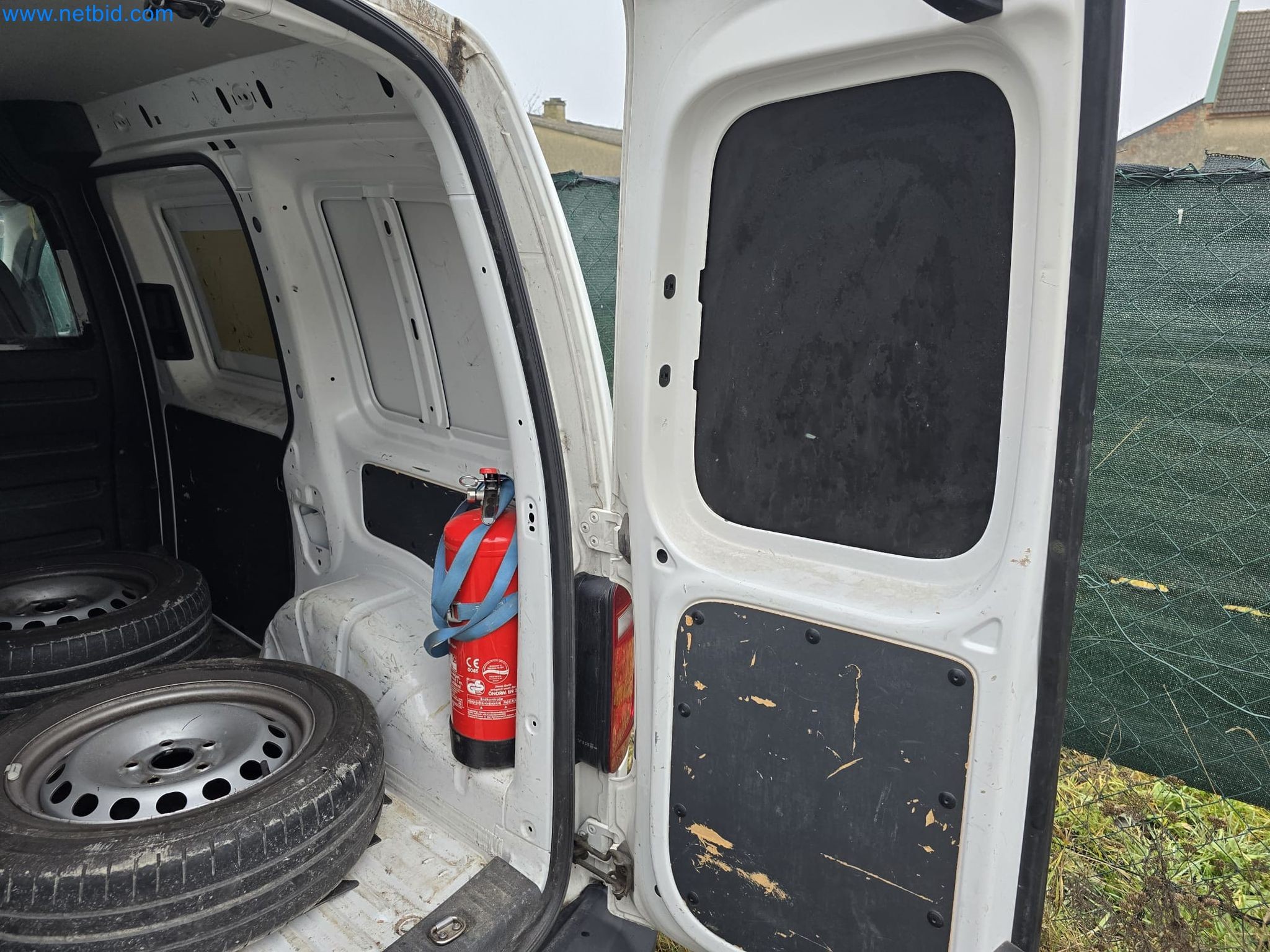 Vehicles and material stocks of a plant construction company-8