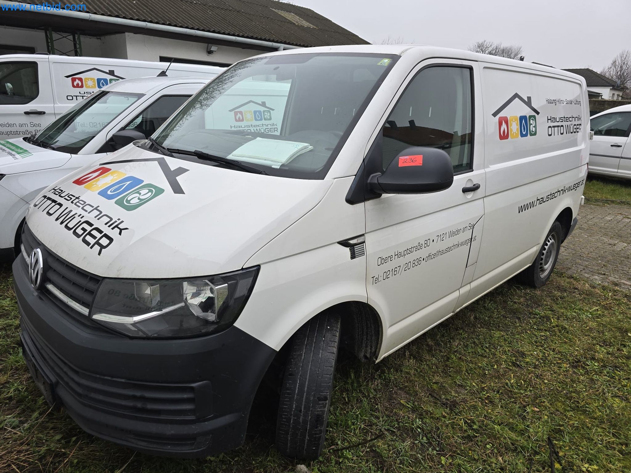 Vehicles and material stocks of a plant construction company-1