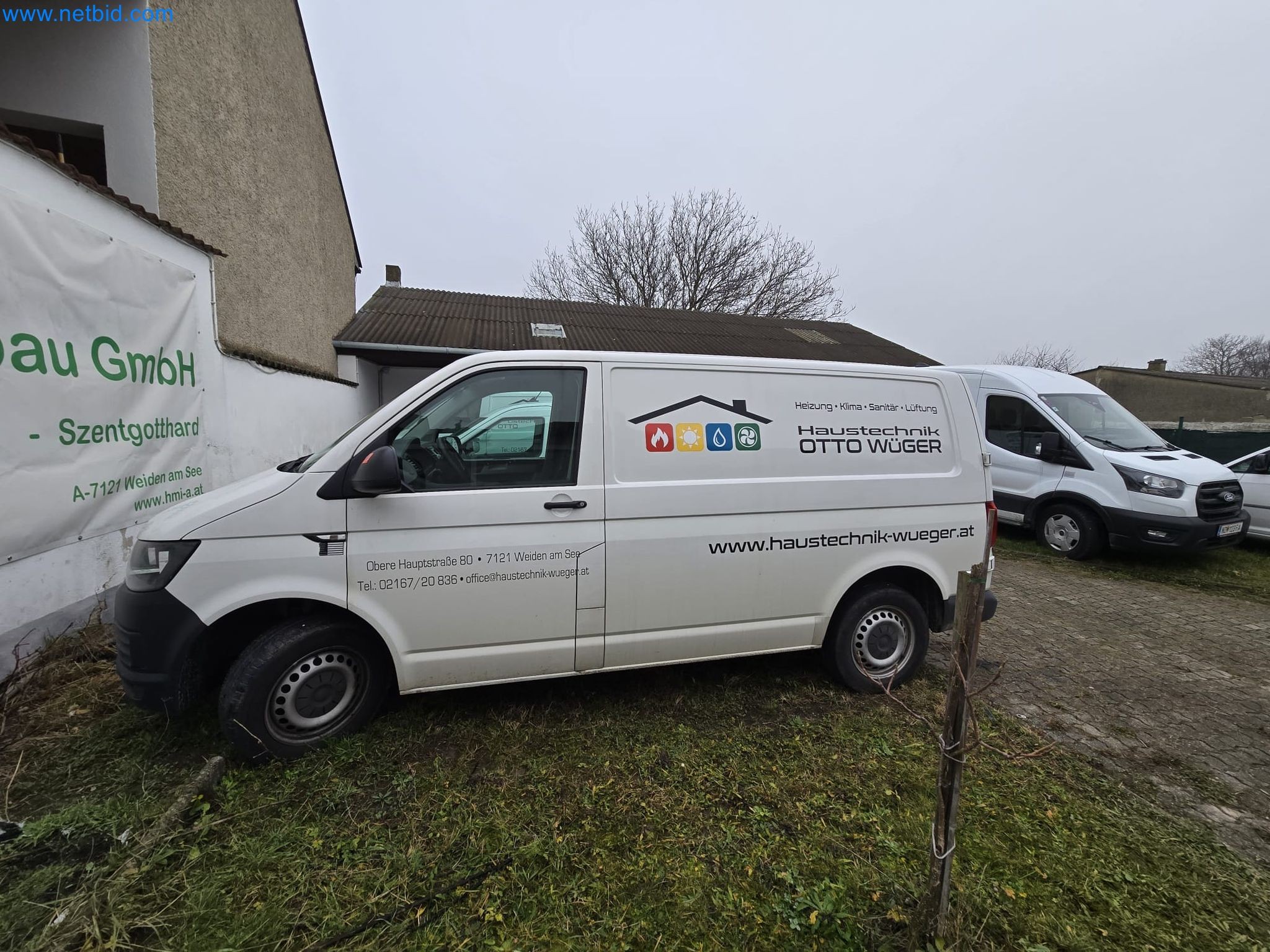 Vehicles and material stocks of a plant construction company-21