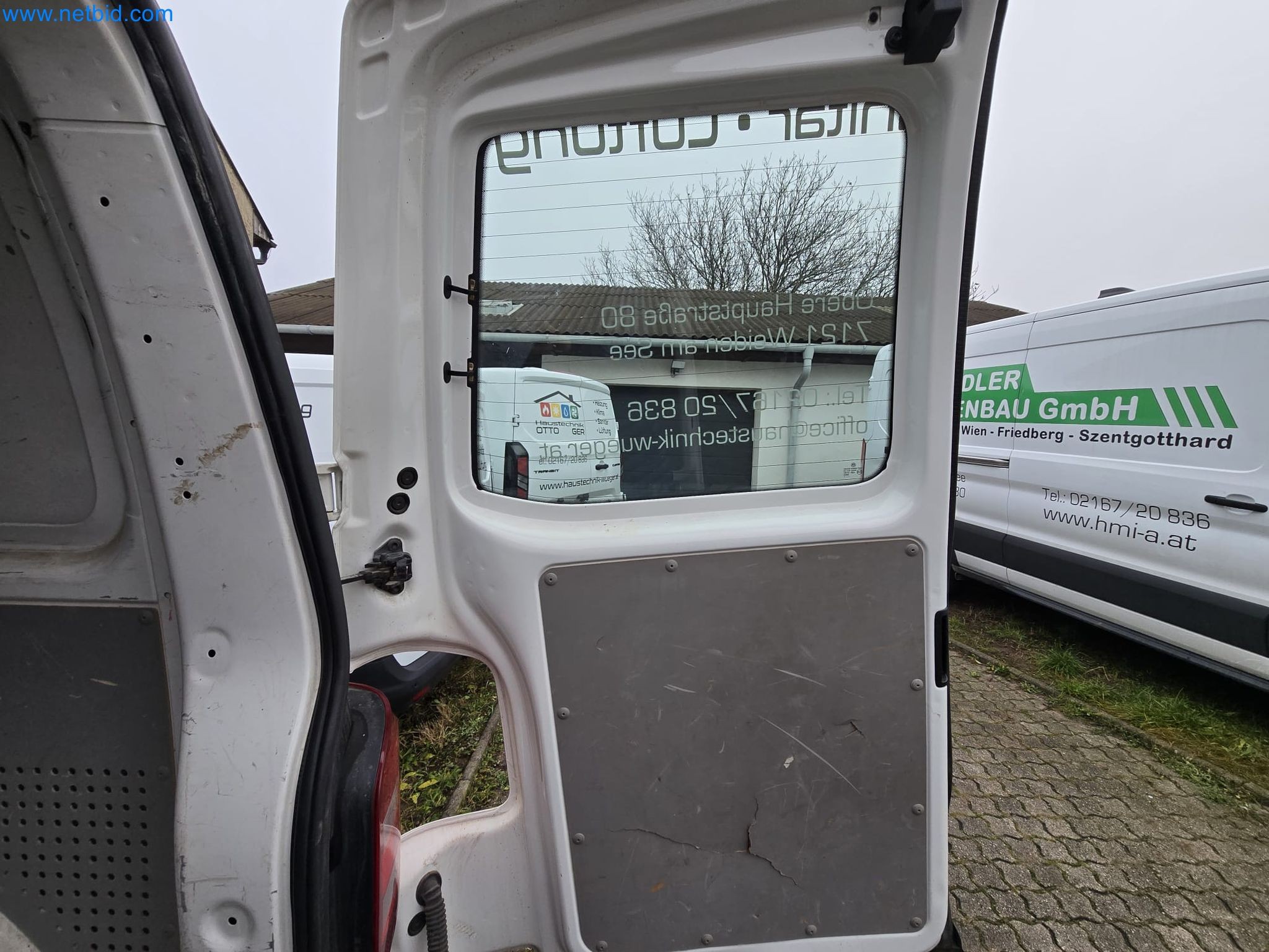 Vehicles and material stocks of a plant construction company-8