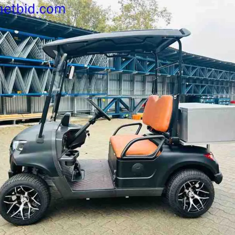 Chariot de golf avec coffre de rangement. RTE 6667