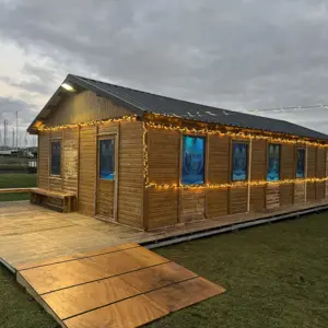 Chalet/event bar construction in Belgium