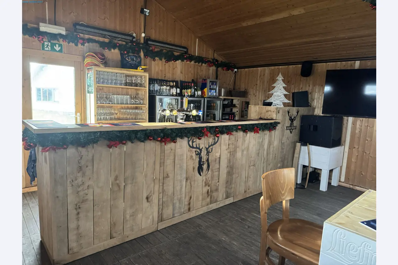 Chalet-/Event-Bar-Aufbau in Belgien-11