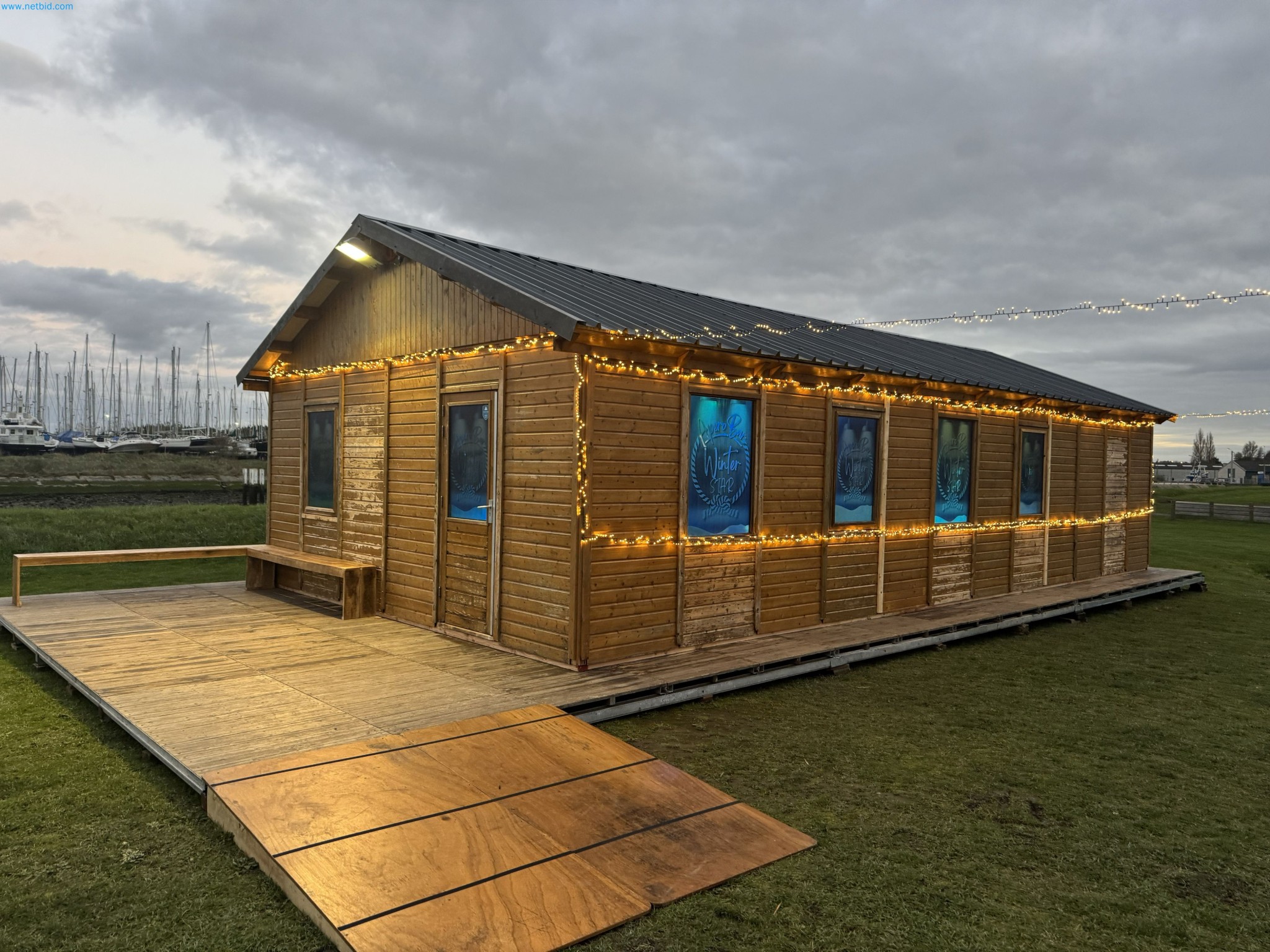 Chalet-/Event-Bar-Aufbau in Belgien-1