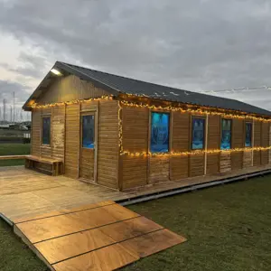 Chalet-/Event-Bar-Aufbau