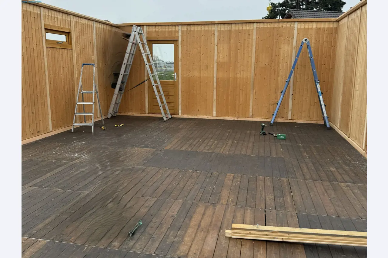 Chalet-/Event-Bar-Aufbau in Belgien-21