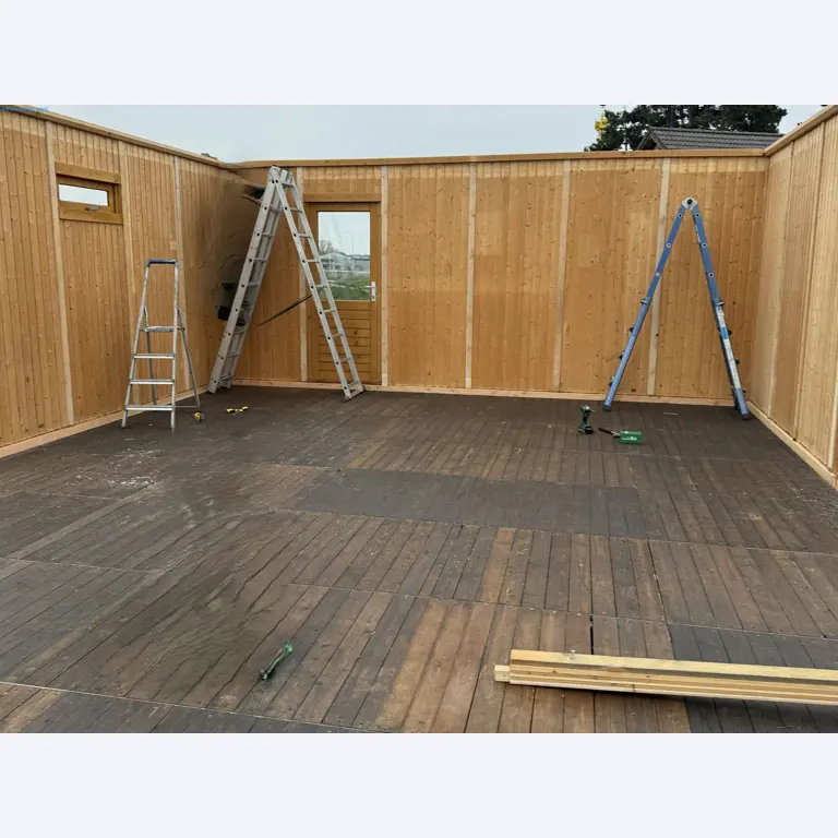 Chalet-/Event-Bar-Aufbau in Belgien-21