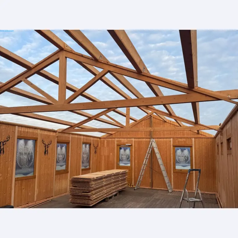 Chalet-/Event-Bar-Aufbau in Belgien-22