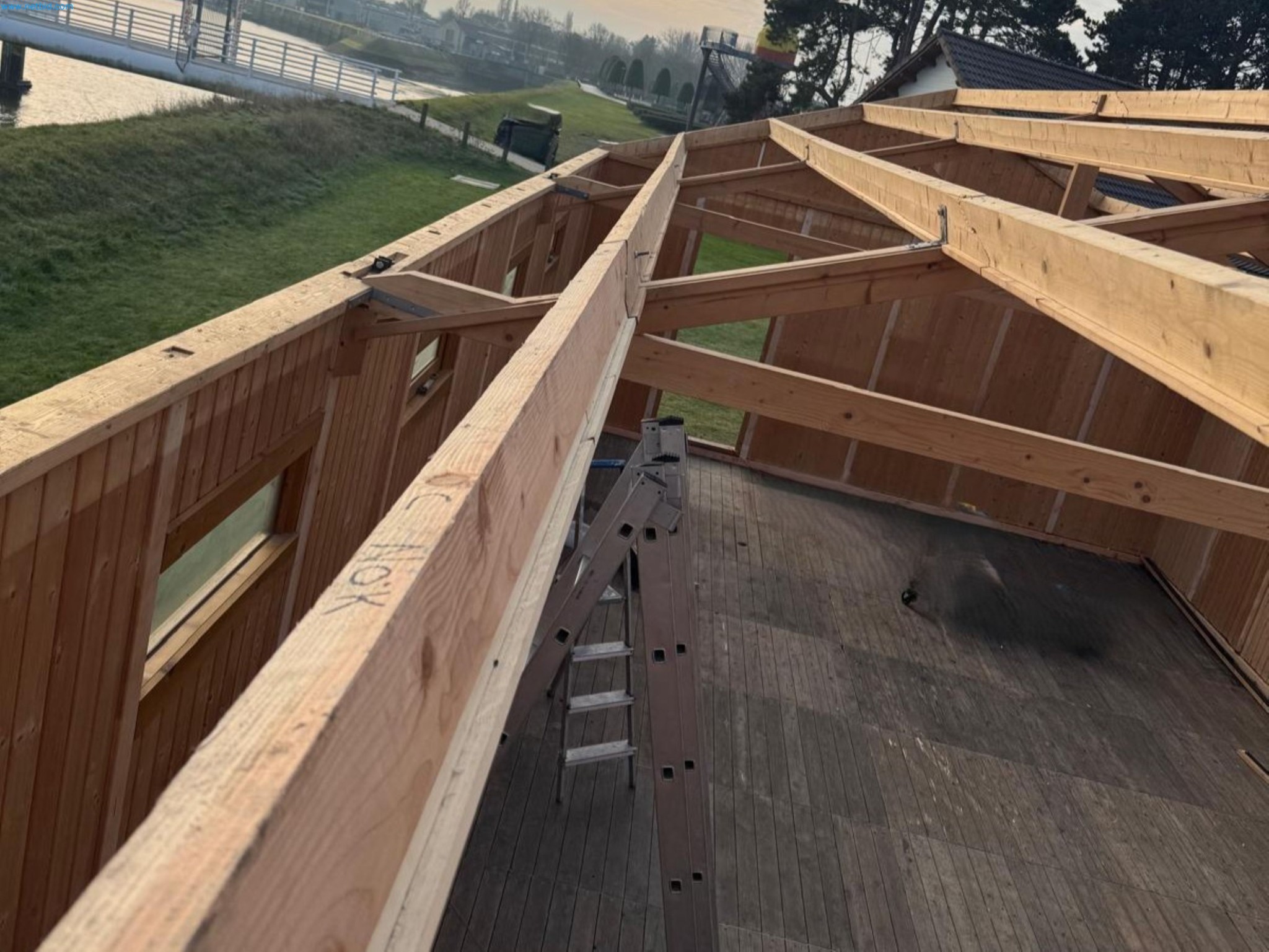 Chalet-/Event-Bar-Aufbau in Belgien-23