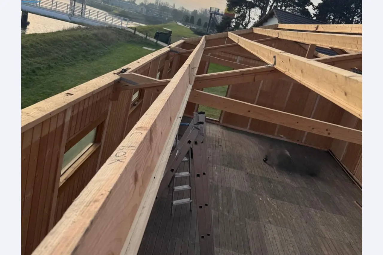 Chalet-/Event-Bar-Aufbau in Belgien-23