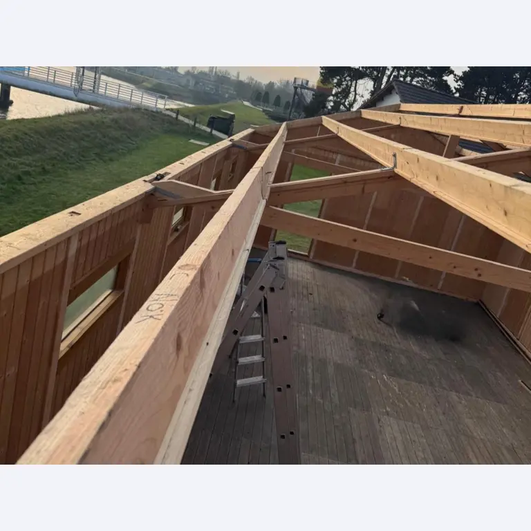 Chalet-/Event-Bar-Aufbau in Belgien-23