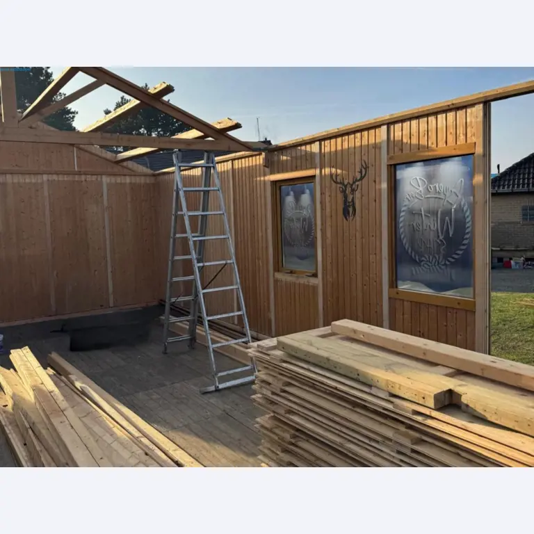 Chalet-/Event-Bar-Aufbau in Belgien-24