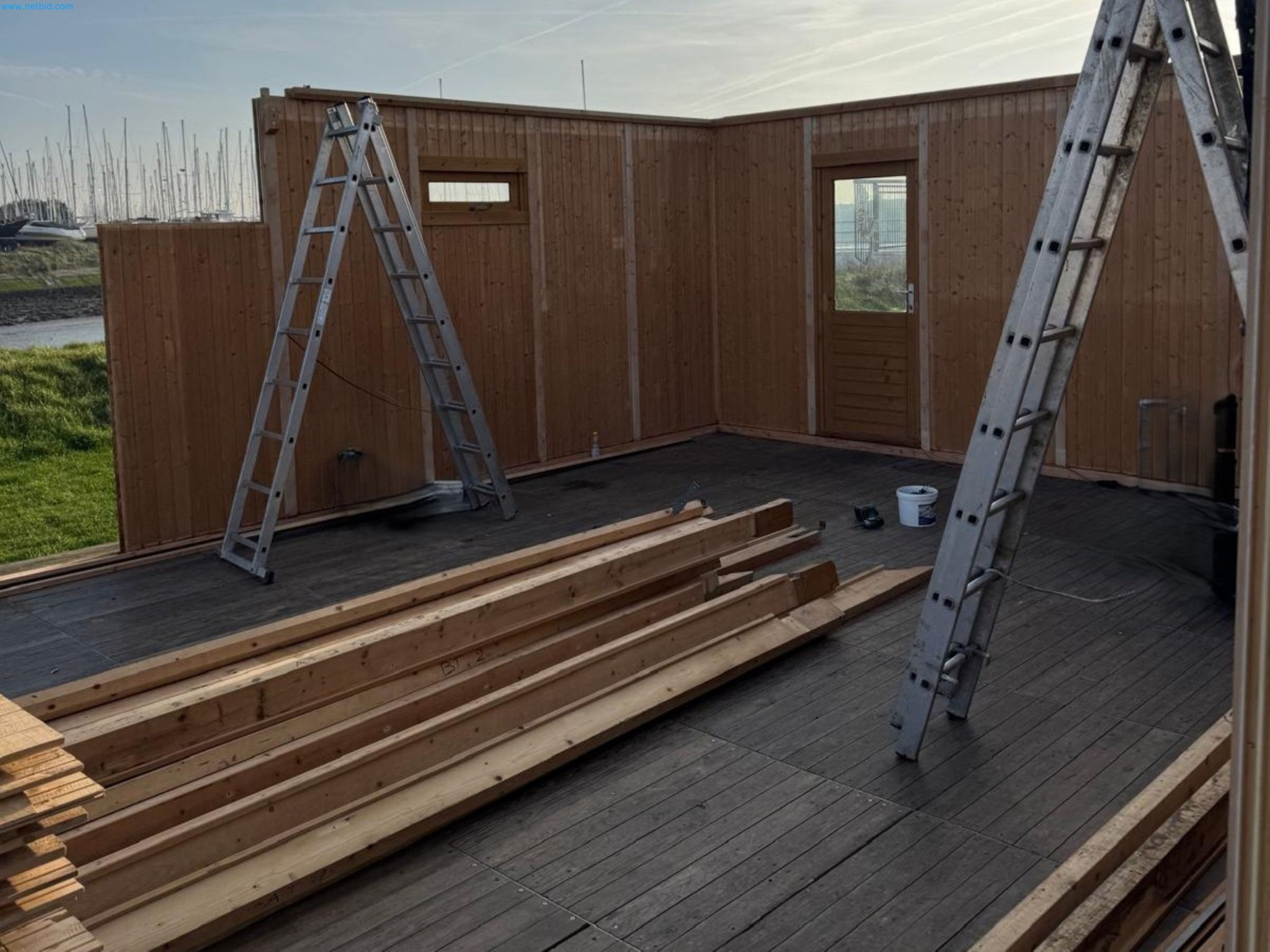 Chalet-/Event-Bar-Aufbau in Belgien-25