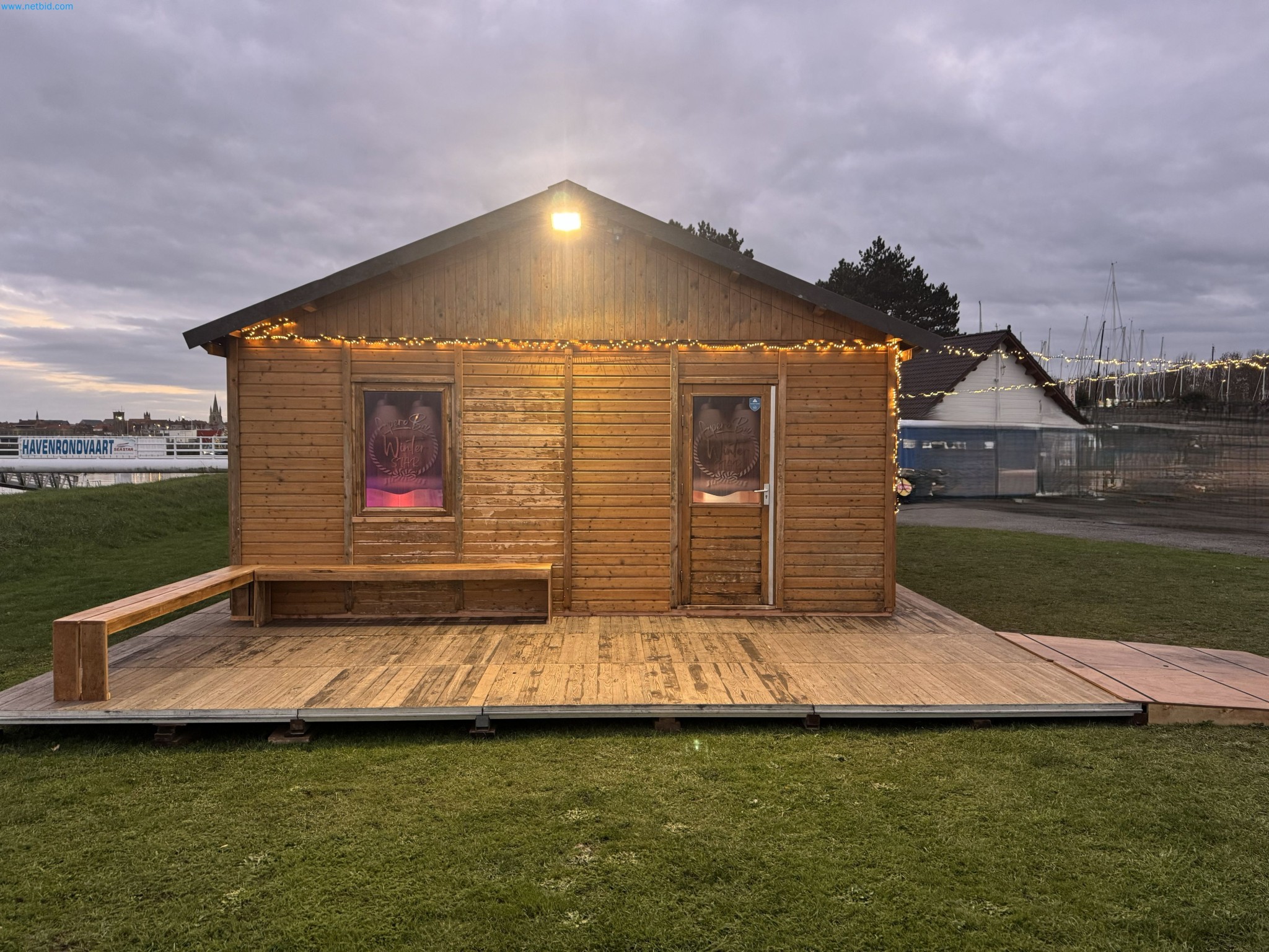 Chalet-/Event-Bar-Aufbau in Belgien-2