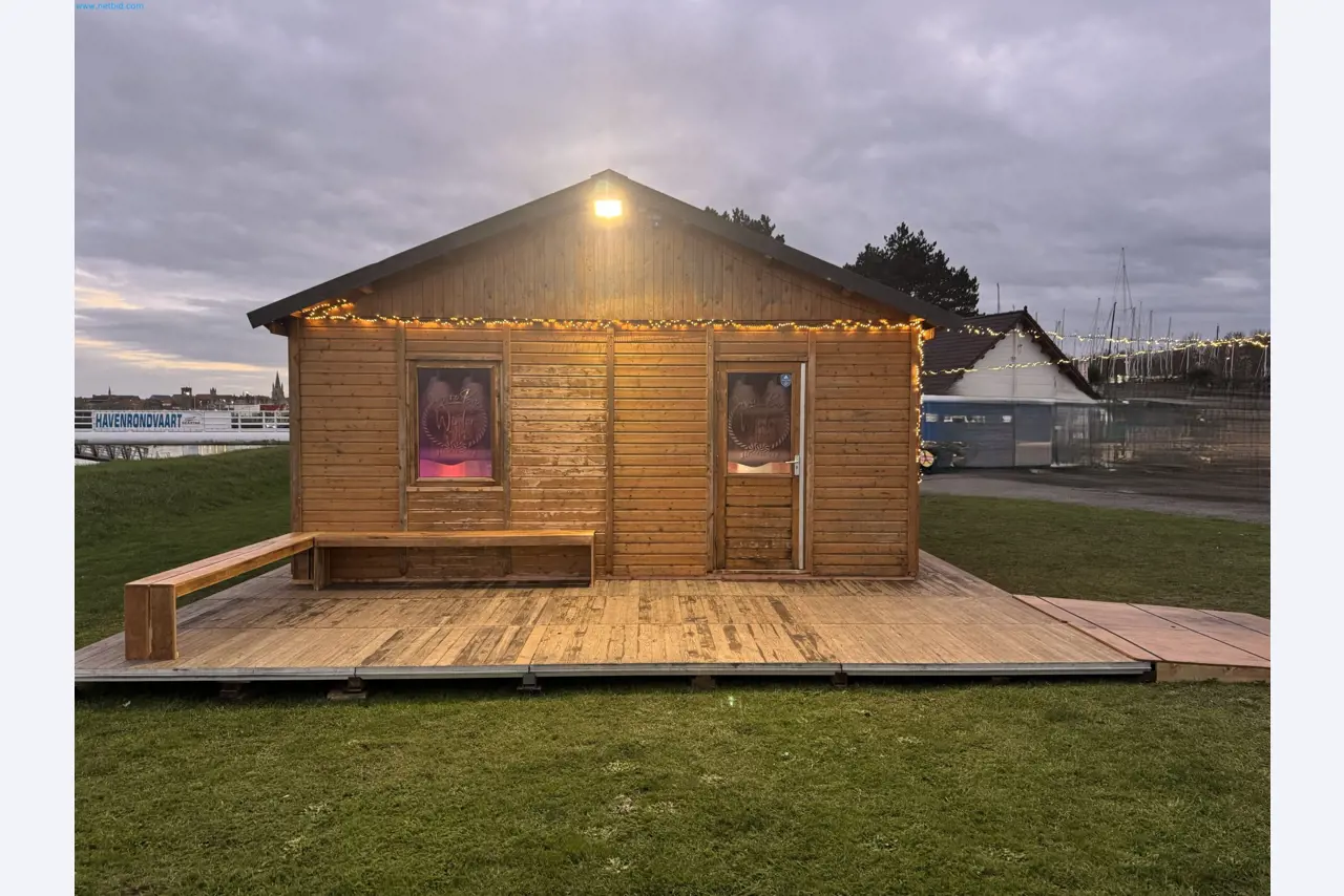 Chalet-/Event-Bar-Aufbau in Belgien-2