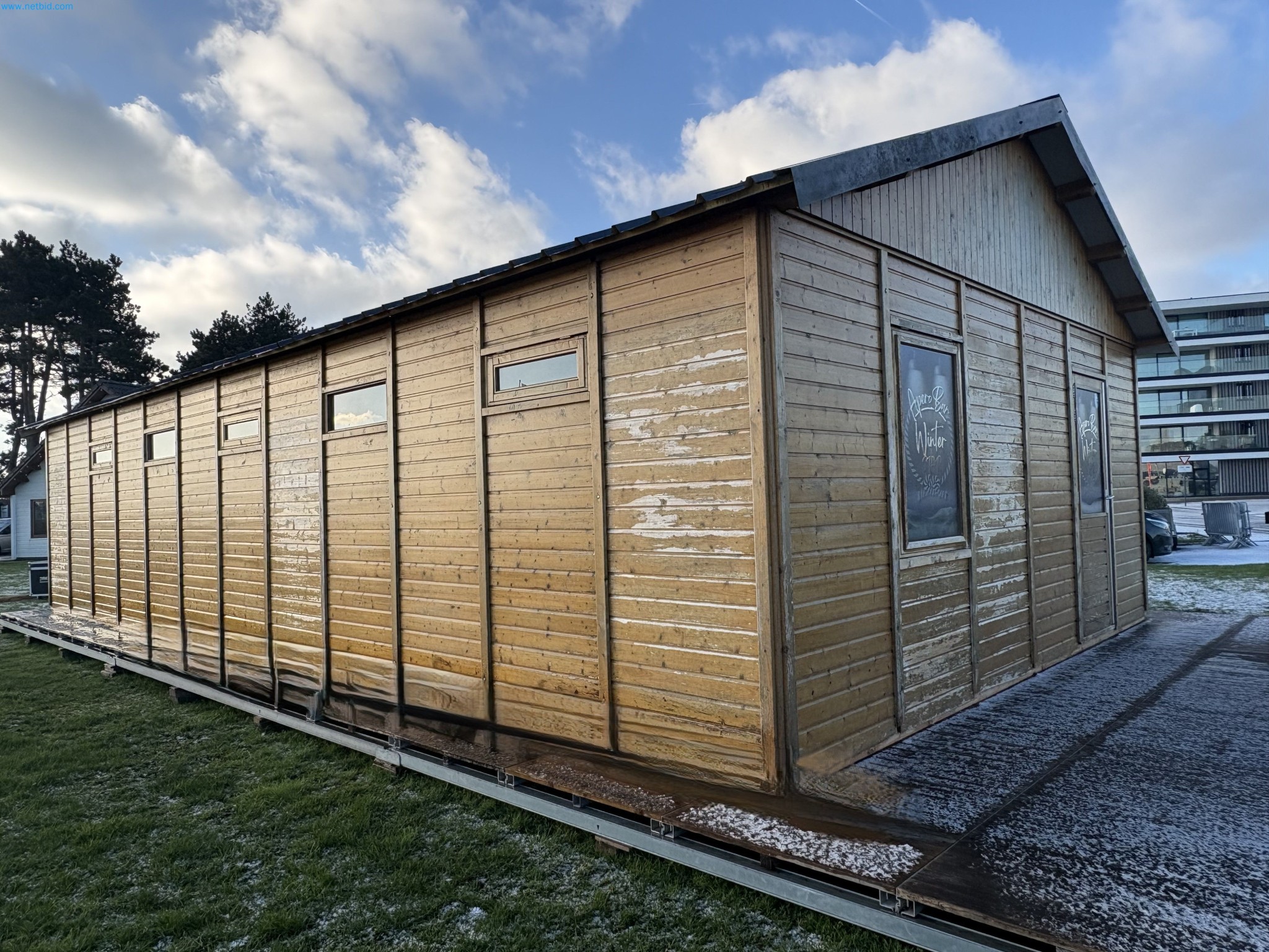 Chalet-/Event-Bar-Aufbau in Belgien-3