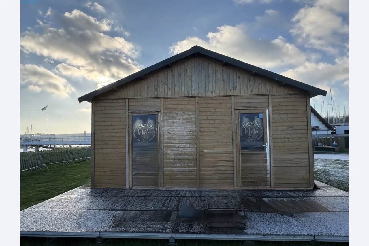 Chalet-/Event-Bar-Aufbau in Belgien-7