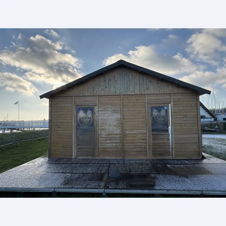 Chalet-/Event-Bar-Aufbau in Belgien-7