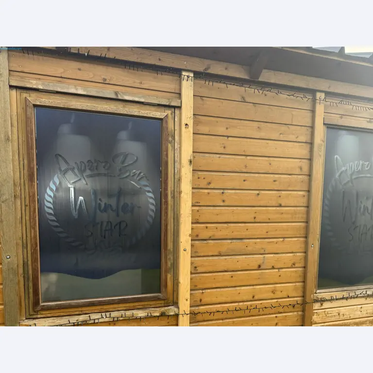 Chalet-/Event-Bar-Aufbau in Belgien-8