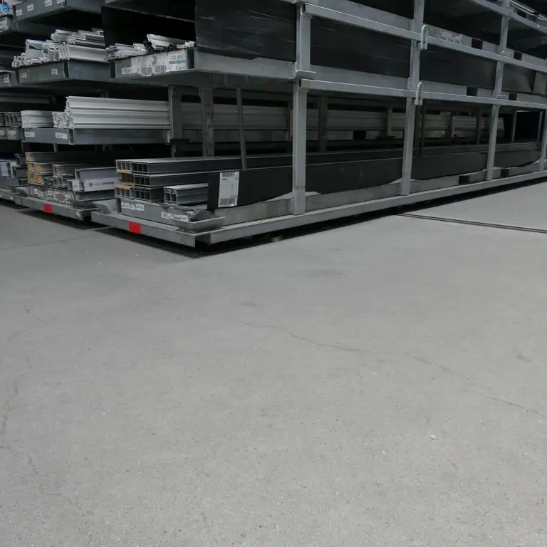 60 Long material transport and stacking racks