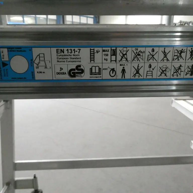 Mobile ladder platform Zarges 41972