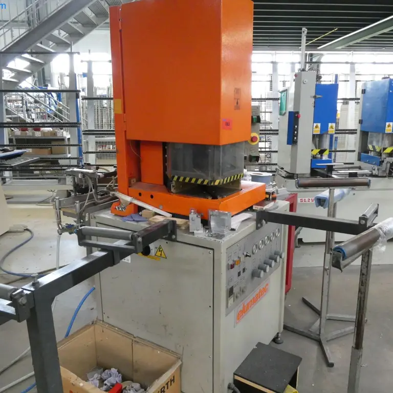 Single-head plastic welding machine Elumatec 610N-LV