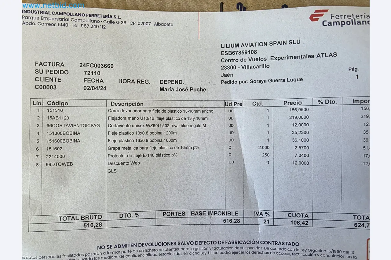 LILIUM eAircraft GmbH / LILIUM GmbH Lokalita Španelsko-10
