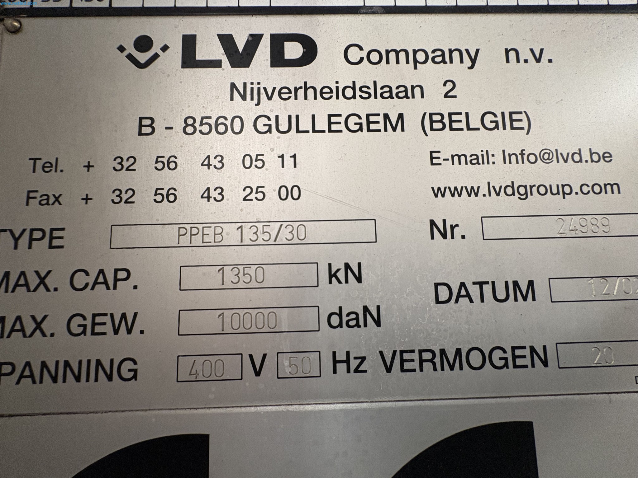 Metallbearbeitungsmaschinen aus der Umstrukturierung des Maschinenparks in Belgien-4