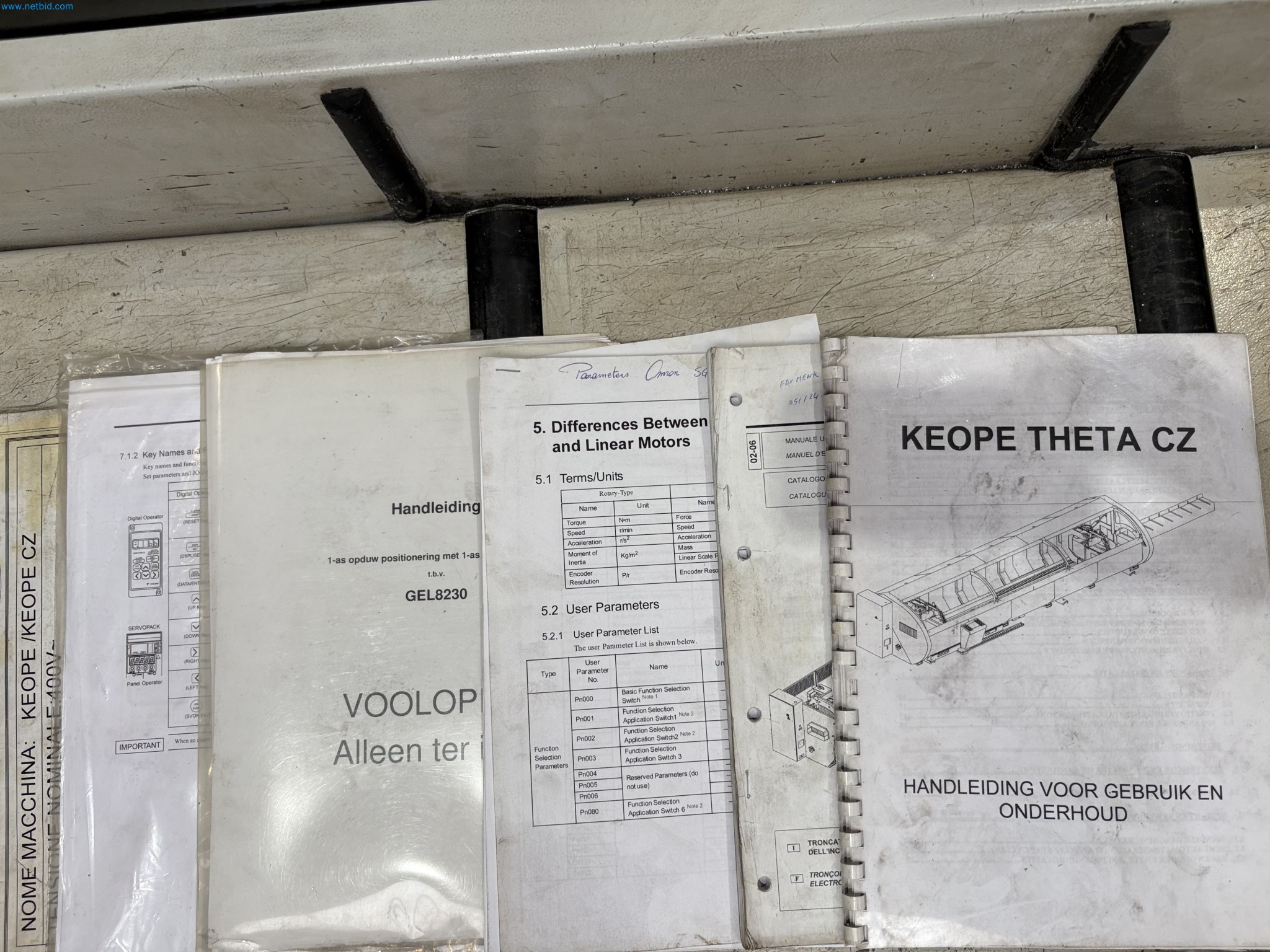 Metallbearbeitungsmaschinen aus der Umstrukturierung des Maschinenparks in Belgien-17