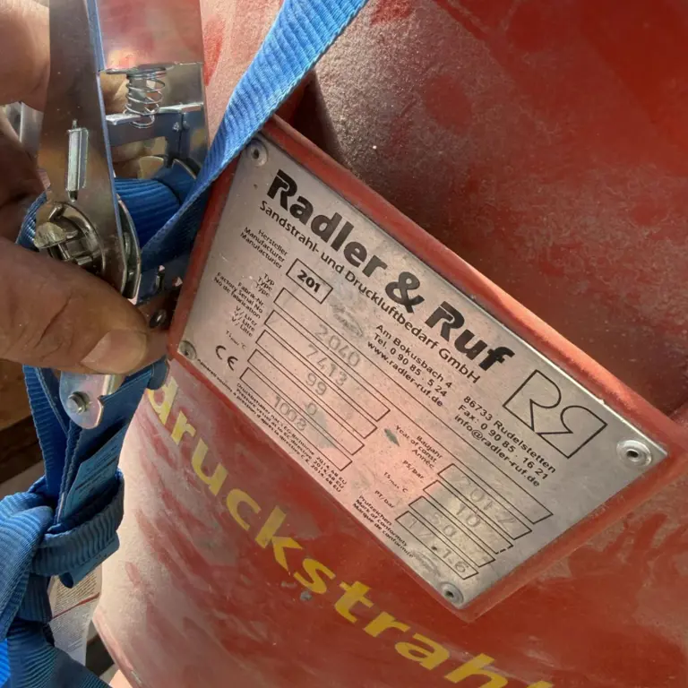 Sandblasting machine Radler & Ruf 2040