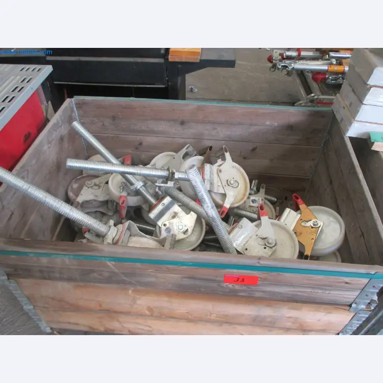 Scaffolding components (some from the construction site), machinery, and vehicles belonging to a construction company-3