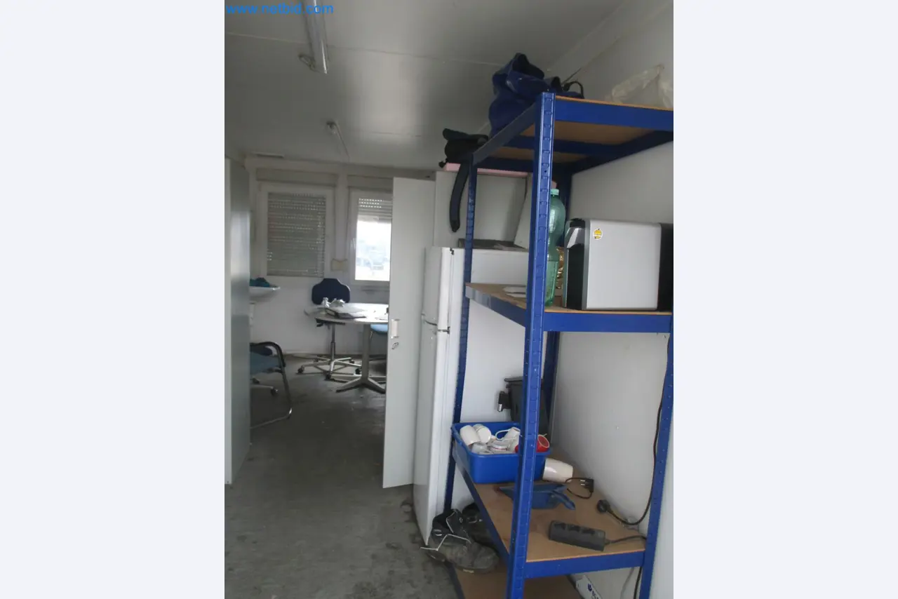 Scaffolding components (some from the construction site), machinery, and vehicles belonging to a construction company-5