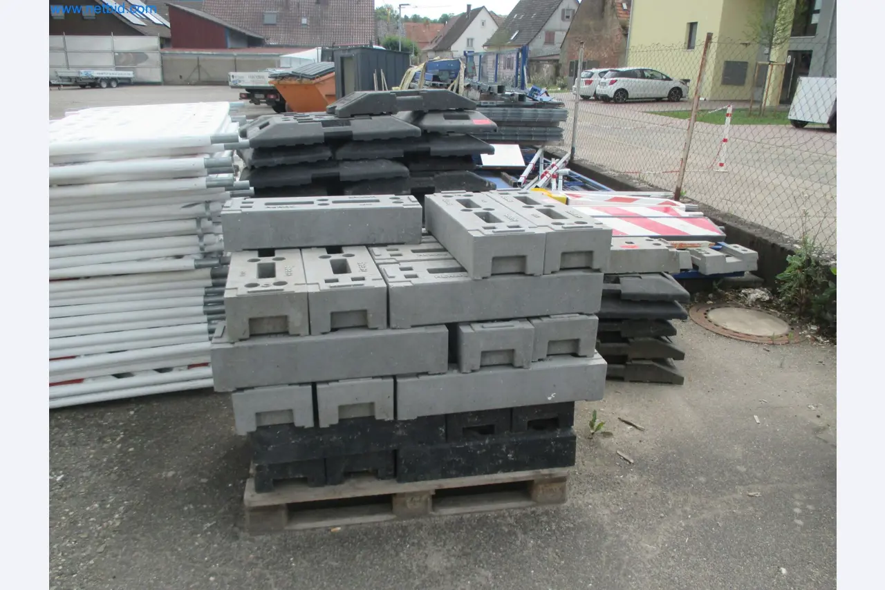 Scaffolding components (some from the construction site), machinery, and vehicles belonging to a construction company-3