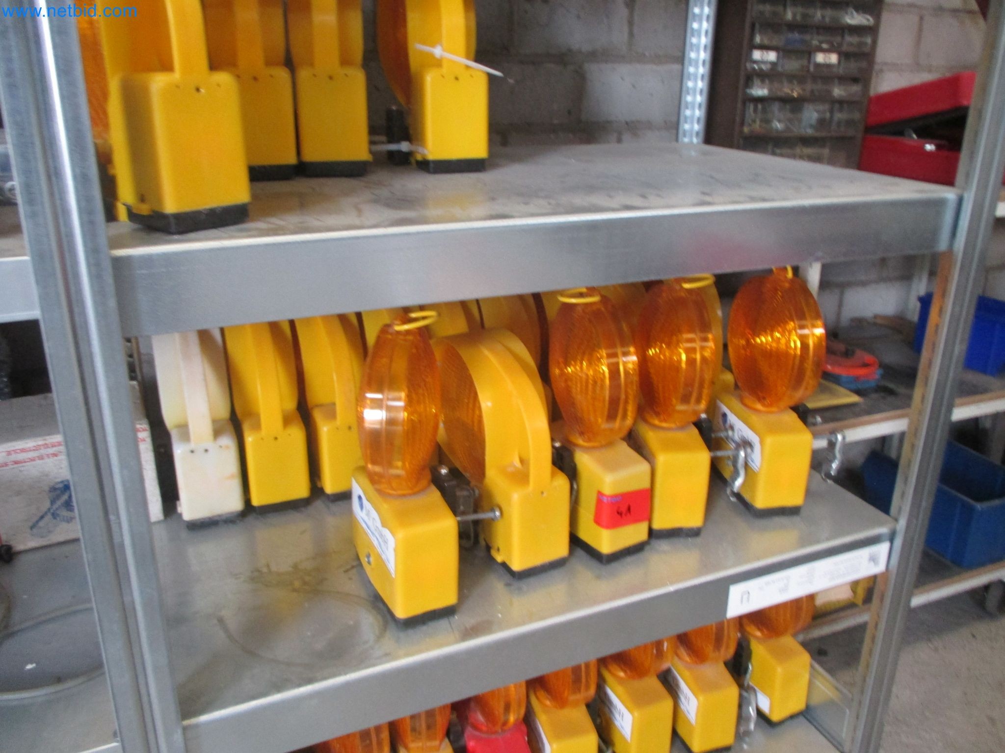 Scaffolding components (some from the construction site), machinery, and vehicles belonging to a construction company-6