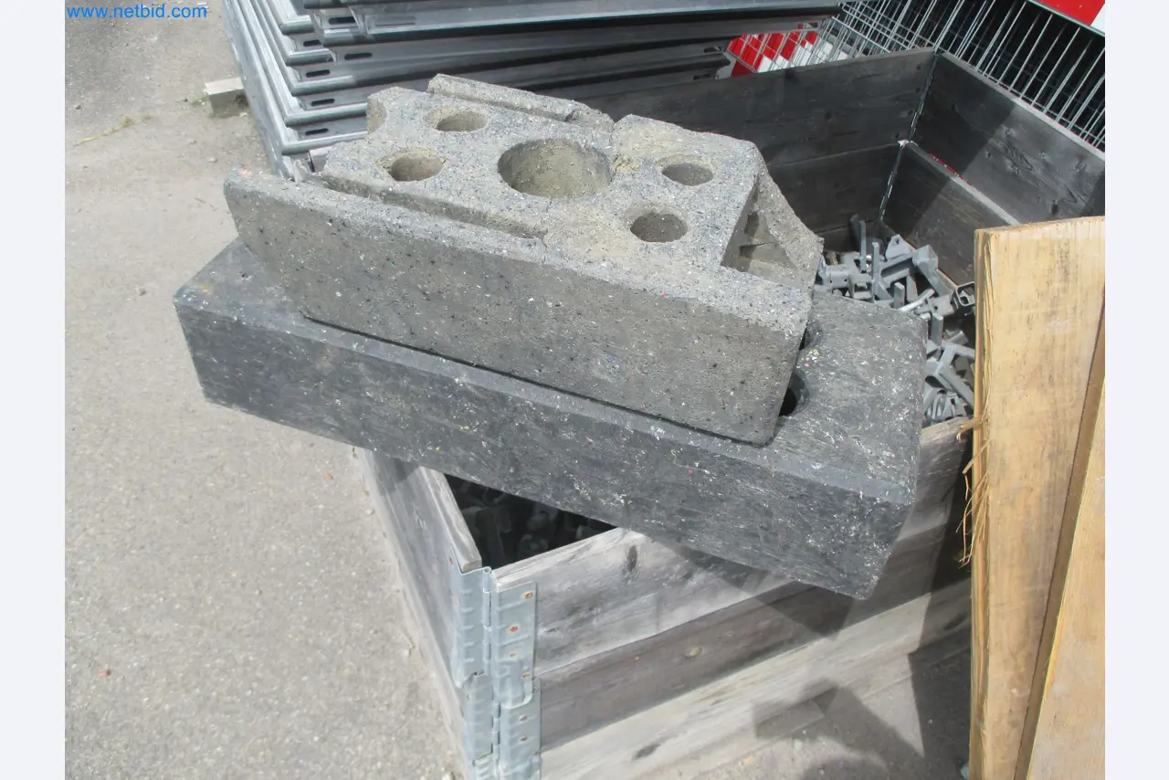 Scaffolding components (some from the construction site), machinery, and vehicles belonging to a construction company-4