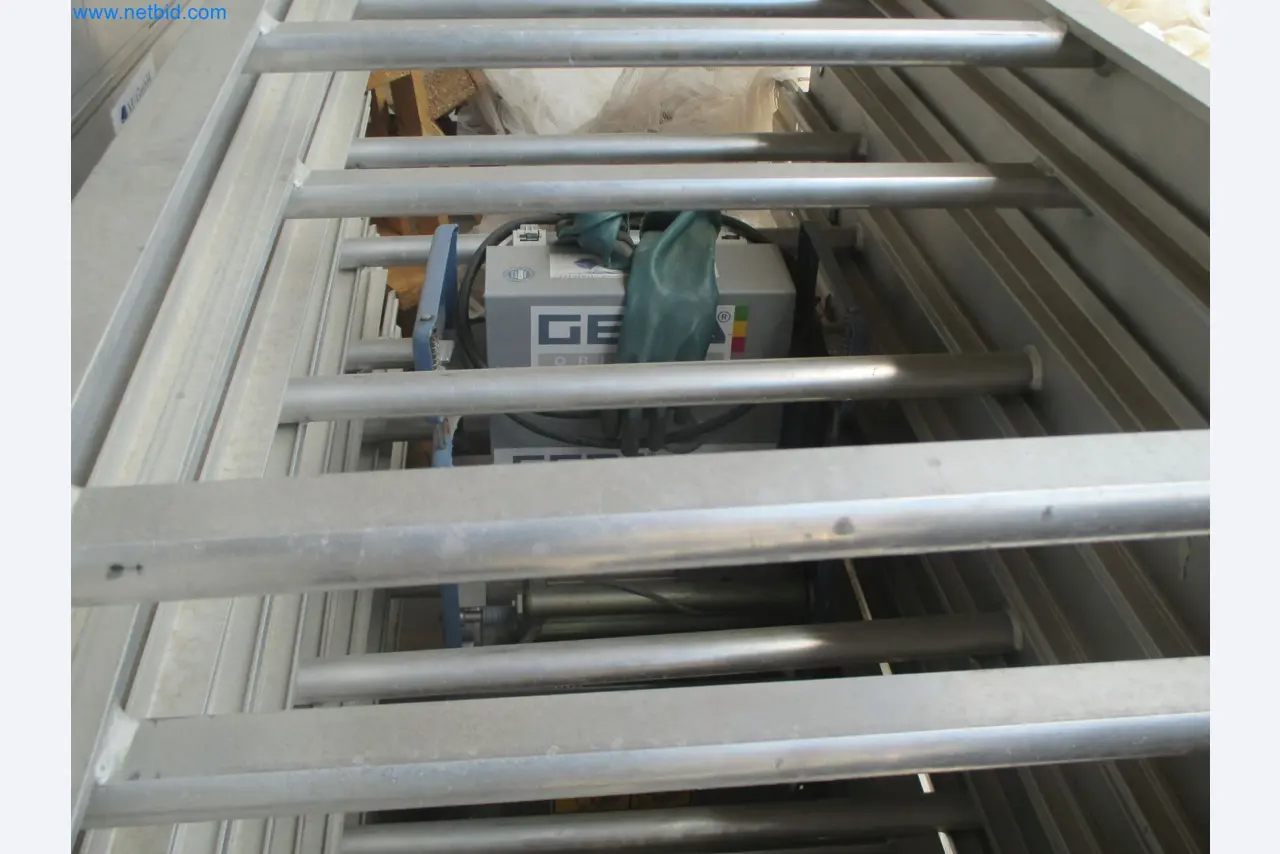 Scaffolding components (some from the construction site), machinery, and vehicles belonging to a construction company-4