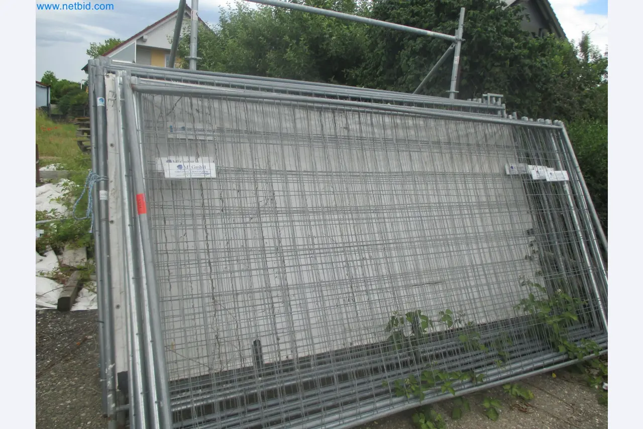 Scaffolding components (some from the construction site), machinery, and vehicles belonging to a construction company-2