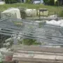 thumbnail-Scaffolding components (some from the construction site), machinery, and vehicles belonging to a construction company-3