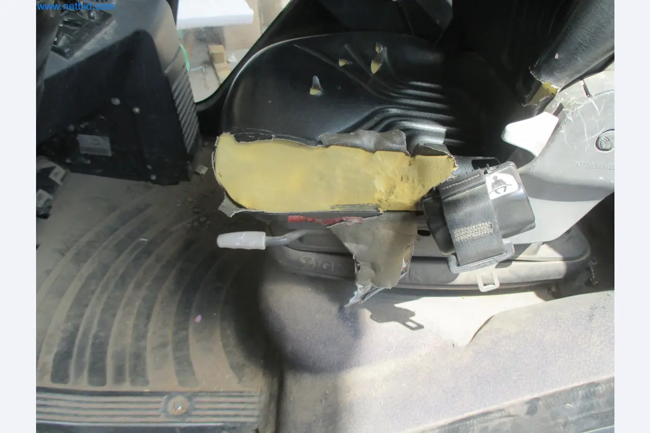 Scaffolding components (some from the construction site), machinery, and vehicles belonging to a construction company-6