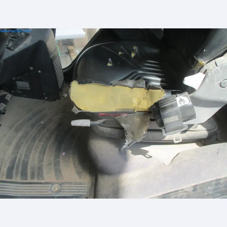 Scaffolding components (some from the construction site), machinery, and vehicles belonging to a construction company-6