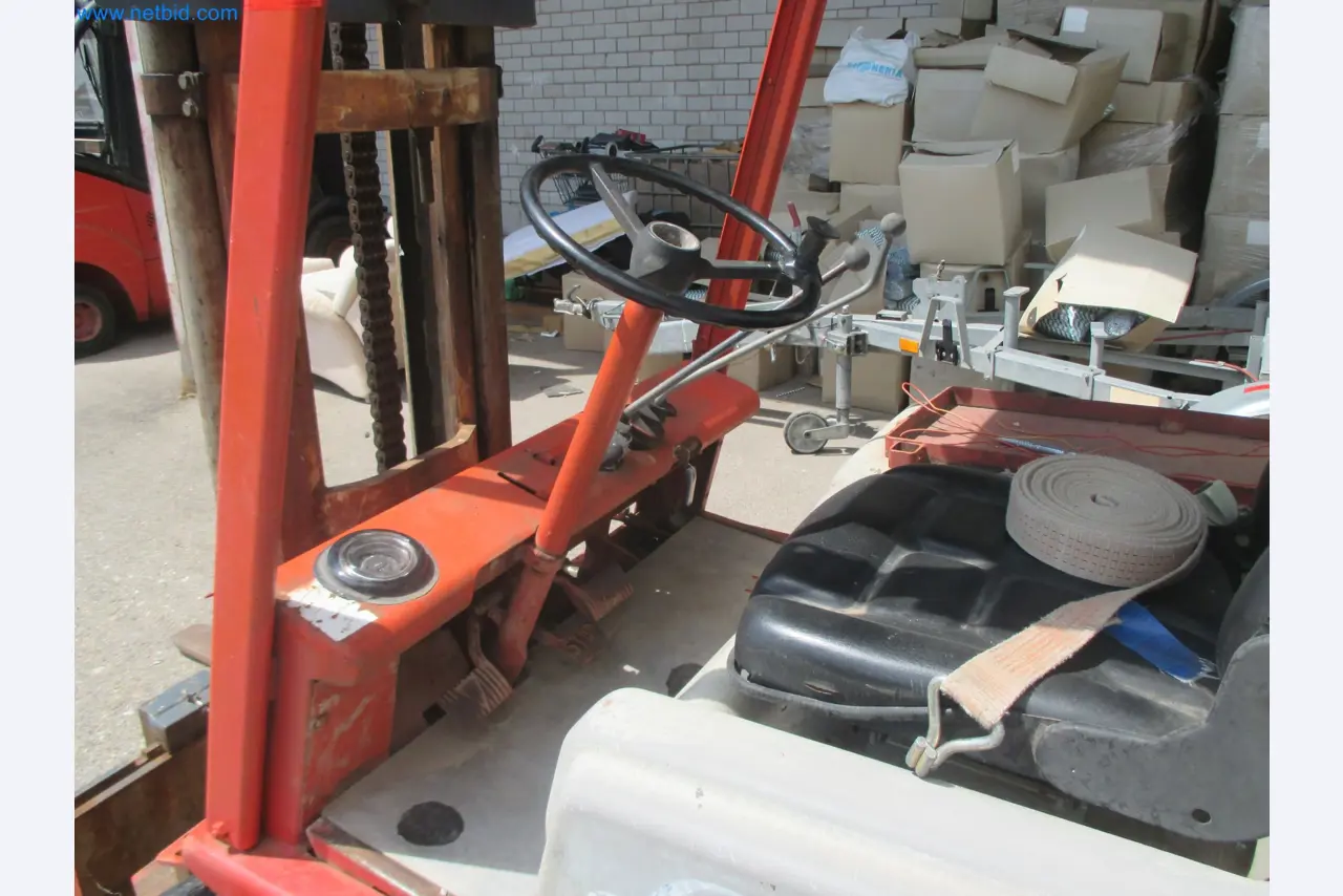 Scaffolding components (some from the construction site), machinery, and vehicles belonging to a construction company-3