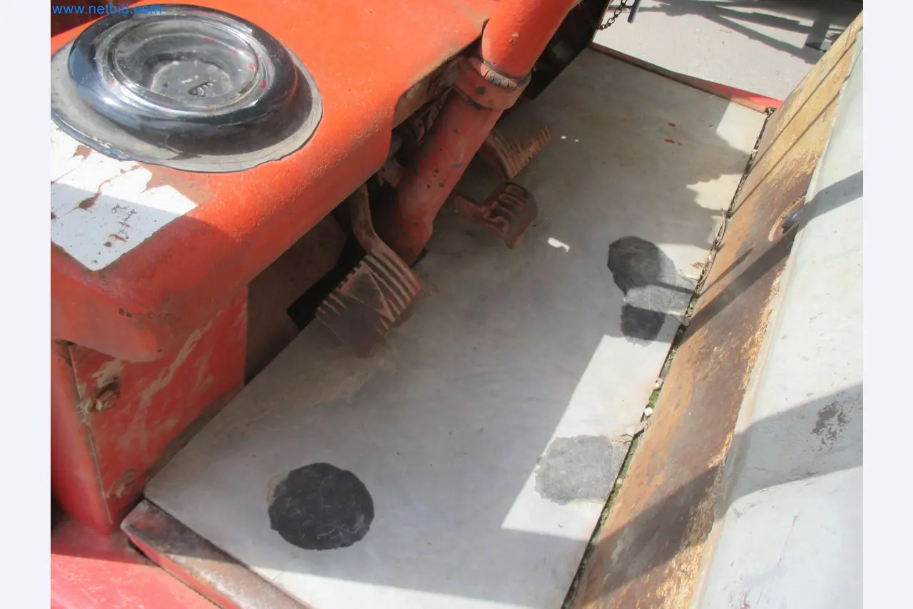 Scaffolding components (some from the construction site), machinery, and vehicles belonging to a construction company-5