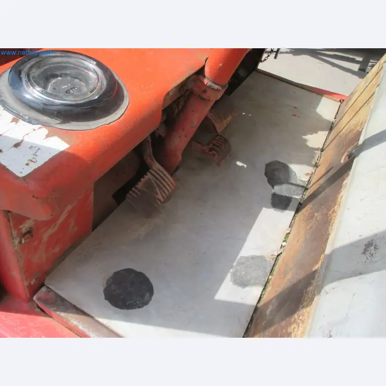 Scaffolding components (some from the construction site), machinery, and vehicles belonging to a construction company-5
