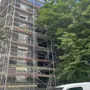 thumbnail-Scaffolding components (some from the construction site), machinery, and vehicles belonging to a construction company-5